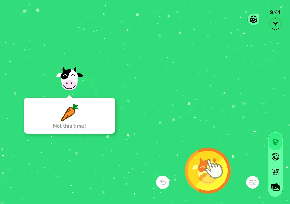 No Meat Today Coin toss, iPhone Duo Book landscape