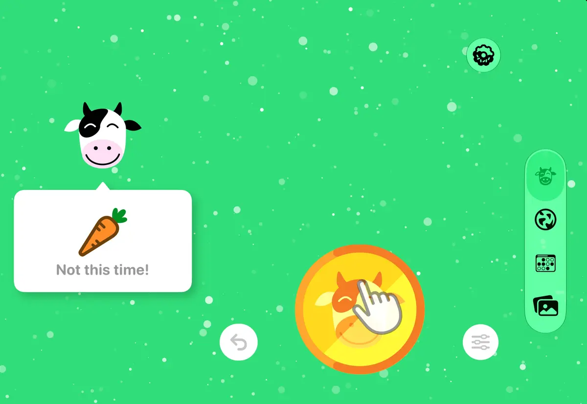 No Meat Today Coin toss, iPhone Duo Front landscape