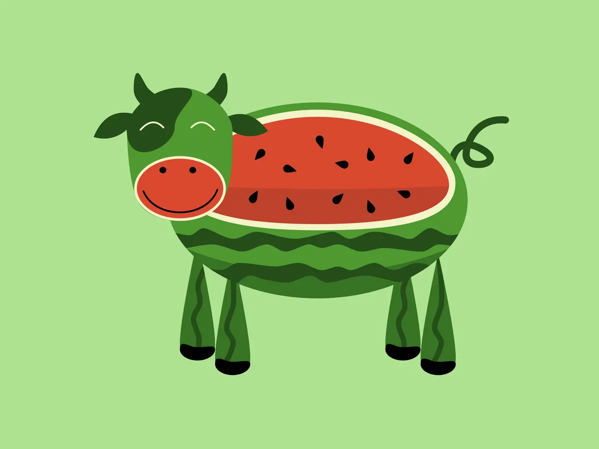 No Meat Today — Cows