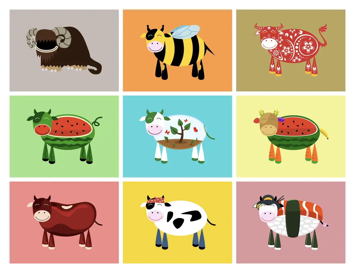 No Meat Today — Cows