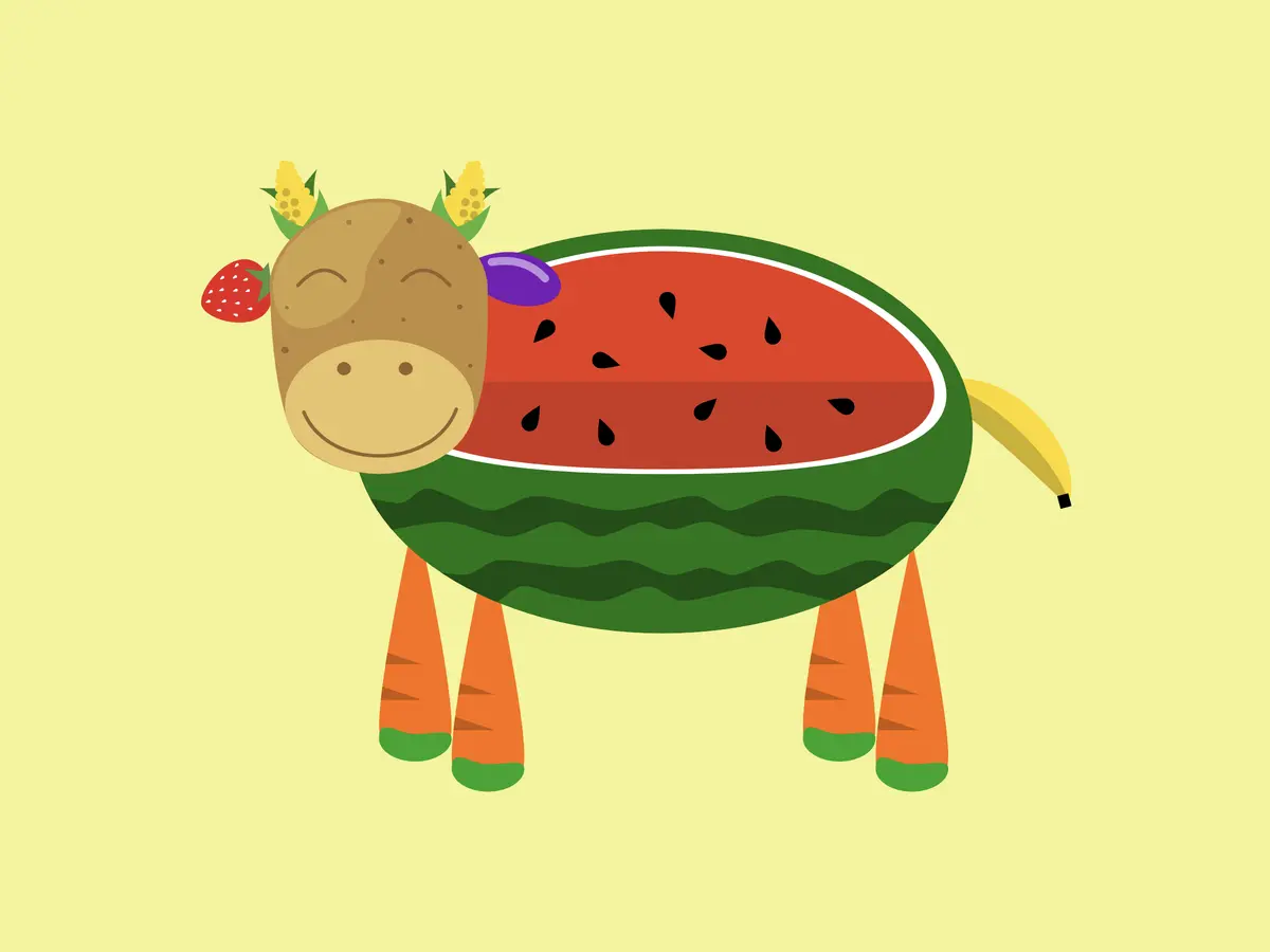 No Meat Today — Cows