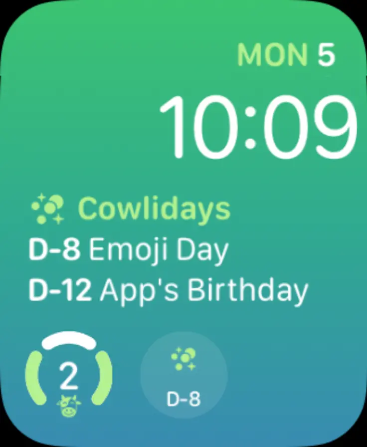 No Meat Today — Lock Screen Widgets