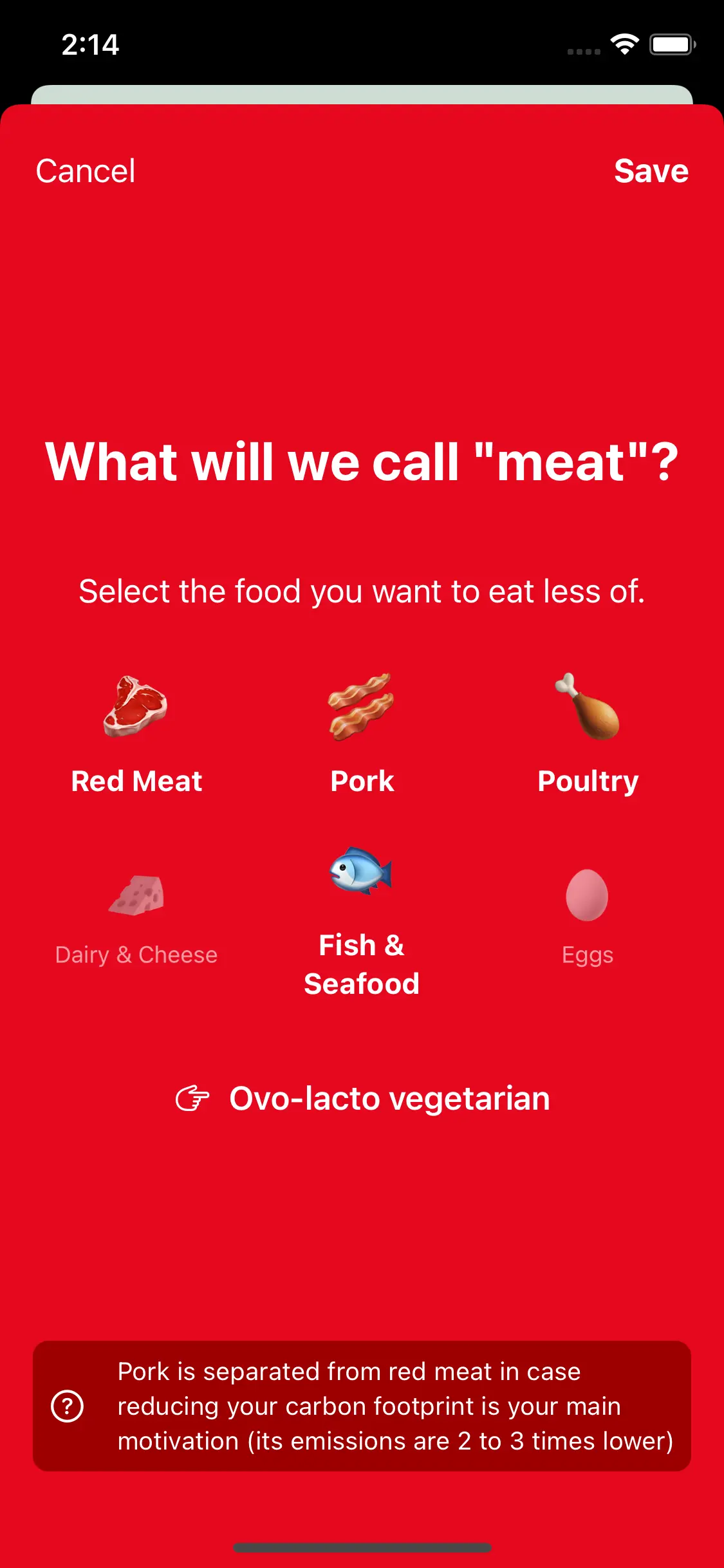 No Meat Today — Screenshots