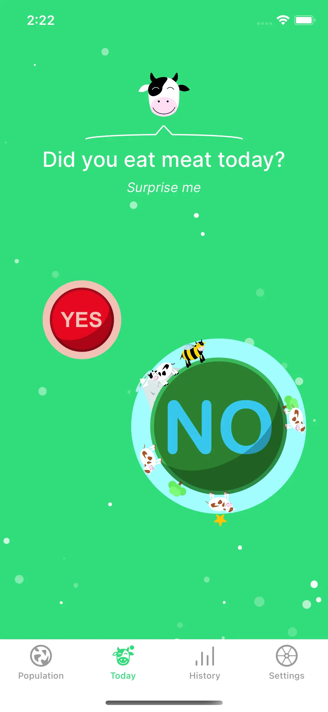 No Meat Today — Screenshots