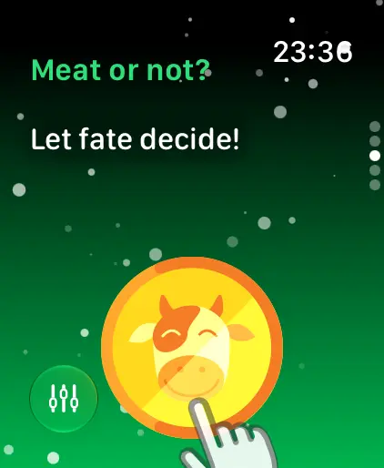 Apple Watch: the coin toss